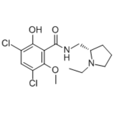 雷氯必利 结构式