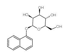 1-萘基-Β-D-甘露糖苷 结构式