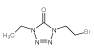 1-(2-溴乙基)-4-乙基-1,4-二氢-5H-四唑-5-酮 结构式