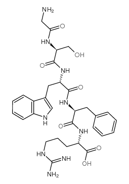[Trp3,Arg5]-Ghrelin (1-5) (人, 大鼠) 结构式