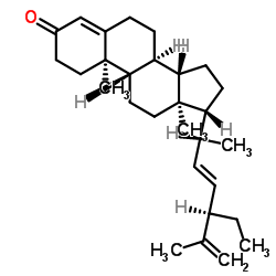 豆甾-4,22,25-三烯-3-酮 结构式
