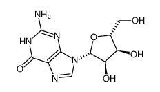 鸟嘌呤核甙 结构式