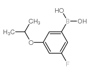3-氟-5-异丙氧基苯硼酸 结构式