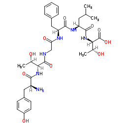 δ-脑啡肽 结构式