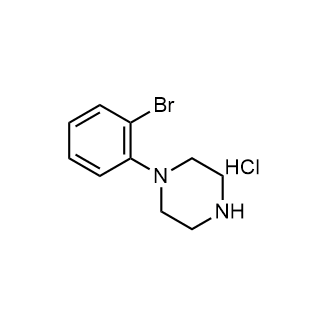 1-(2-溴苯基)哌嗪盐酸盐 结构式