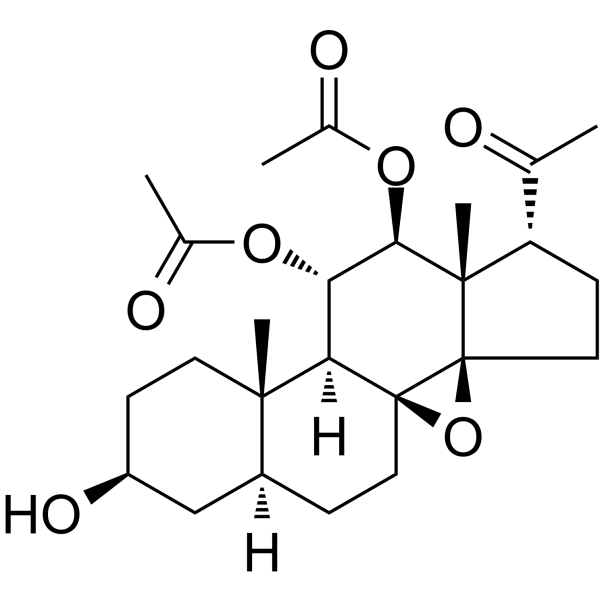 11,12-二-O-乙酰基通光藤甙元 B 结构式