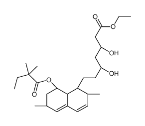 辛伐他汀羟酸乙酯 结构式