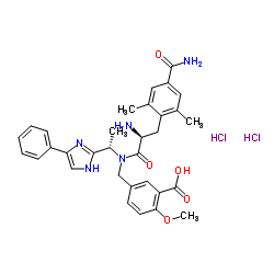 伊卢多啉二盐酸盐 结构式