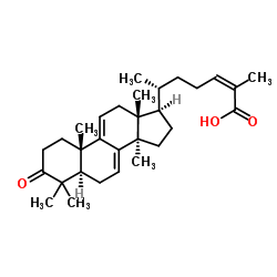 Ganoderic acid SZ 结构式
