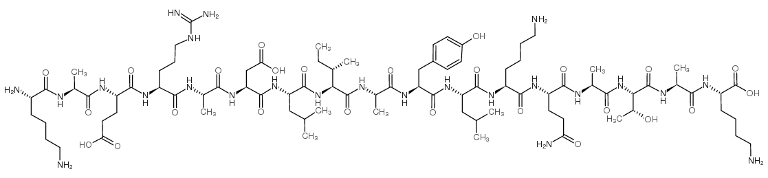 细胞色素C（家鸽，88-104） 结构式