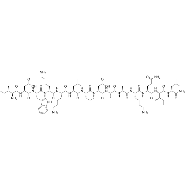 抗菌肽Polybia-MP1 结构式
