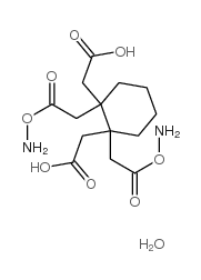 反式-1,2-环己二胺四乙酸 结构式