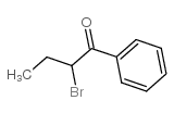 2-溴-1-苯基-1-丁酮 结构式