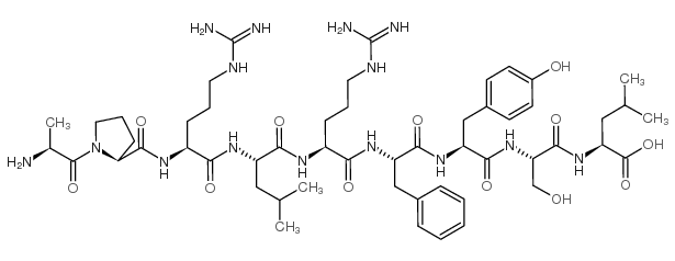 α-袋状细胞肽(1-9) 结构式