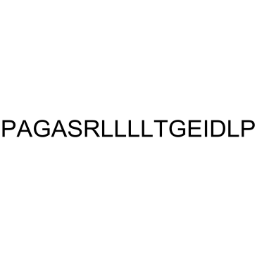 PAGASRLLLLTGEIDLP 结构式
