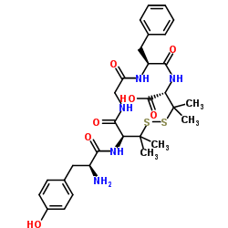 (D-PEN2,PEN5)-脑啡肽 结构式
