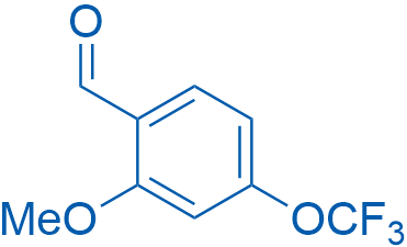 2-甲氧基-4-(三氟甲氧基)苯甲醛 结构式