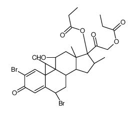 6α-溴倍氯米松二丙酸酯 结构式