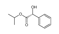(R)-2-羟基-2-苯基乙酸异丙酯 结构式
