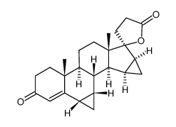 6α,7α-屈螺酮 结构式