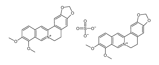 硫酸小檗碱 结构式