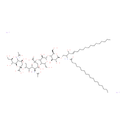 Ganglioside GD3 Mixture (sodium salt) 结构式
