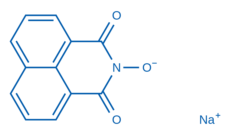 N-羟基-1,8-萘二甲酰亚胺钠 结构式