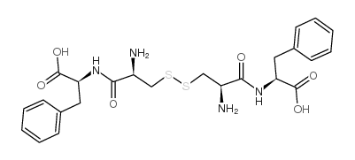 2-[[2-氨基-3-[[2-氨基-3-[(1-羧基-2-苯乙基)氨基]-3-氧代丙基]二硫烷基]丙酰基]氨基]-3-苯基丙酸 结构式