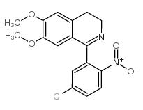 1-(5-氯-2-硝基苯基)-3,4-二氢-6,7-二甲氧基异喹啉 结构式