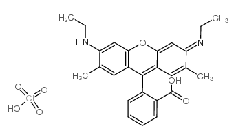 高氯酸罗丹明19 结构式