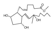卡前列素甲酯 结构式