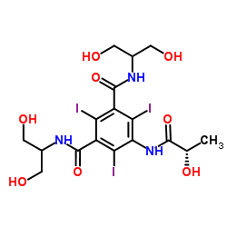 碘帕醇 结构式