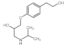 O-去甲基美托洛尔 结构式