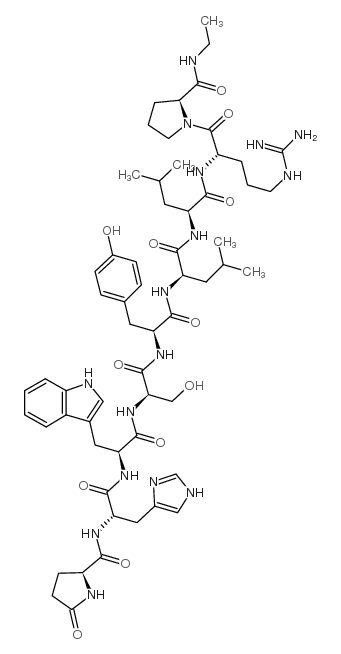 亮丙瑞林EP杂质A 结构式