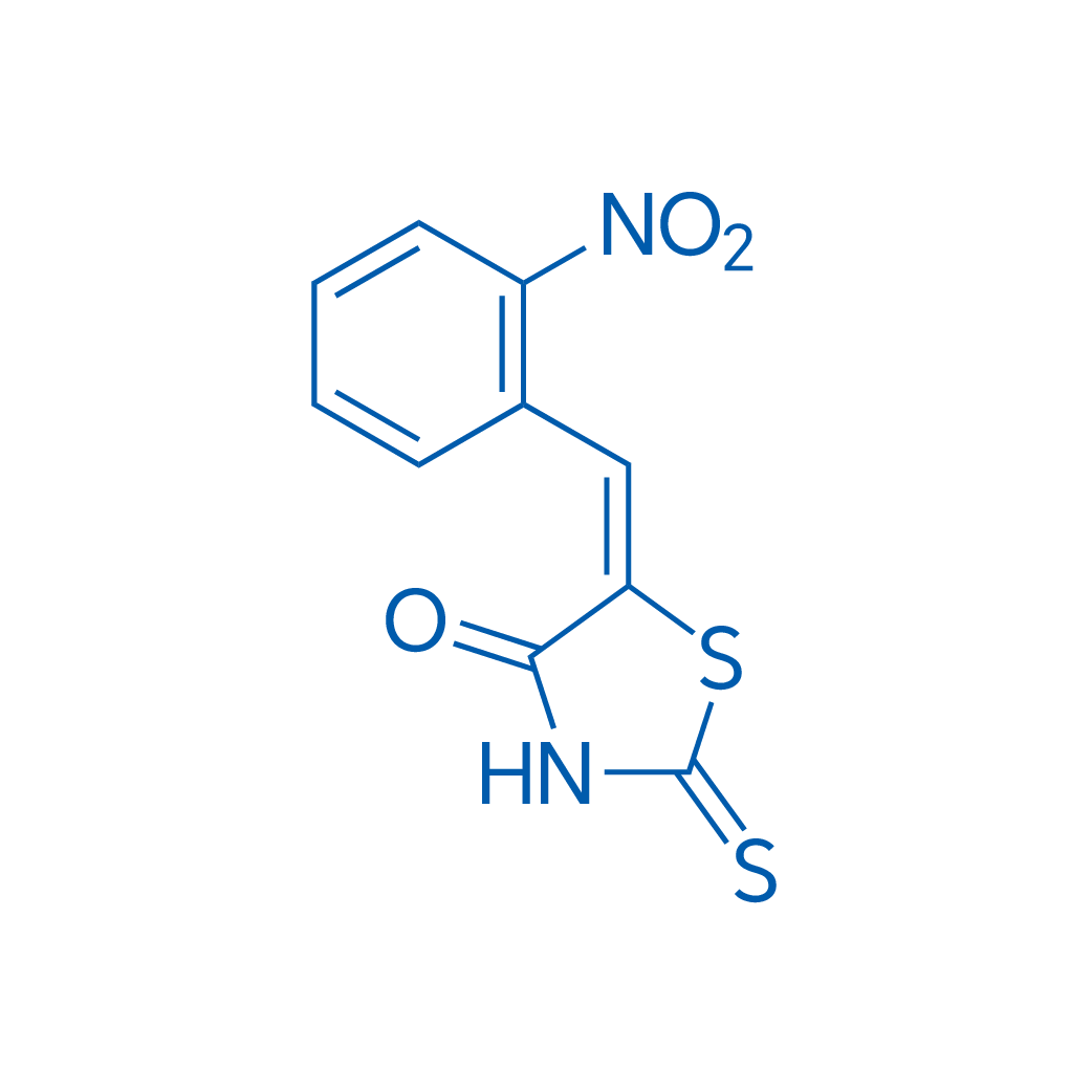 2-巯基-5-(2-硝基亚苄基)噻唑-4(5H)-酮 结构式