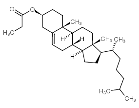 丙酸胆固醇酯 结构式