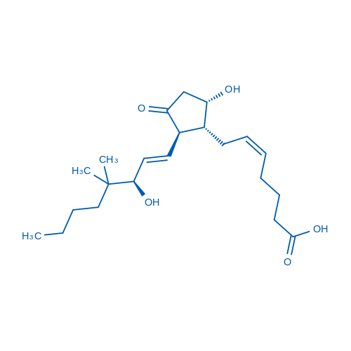 16,16-二甲基前列腺素D2 结构式