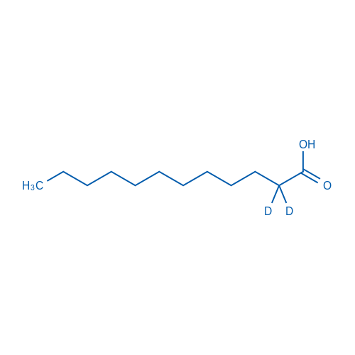 十二烷酸-2,2-d2 结构式