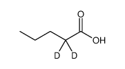 戊酸-2,2-d2 结构式