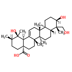 马尾柴酸 结构式