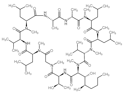 双氢环孢菌素C 结构式