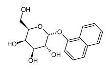 1-萘-alpha-d-半乳糖吡喃糖苷 结构式