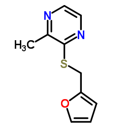 2-甲基-3(5或6)-糠硫基吡嗪 结构式