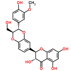 水飞蓟素 结构式