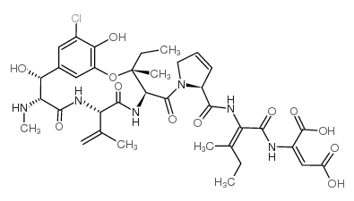 噬菌素A 结构式