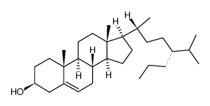 β-谷甾醇 结构式