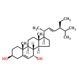 7α-羟基豆甾醇 结构式