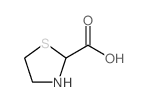 噻唑烷-2-甲酸 结构式