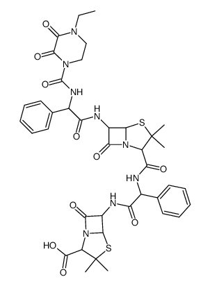 哌拉西林杂质4 结构式