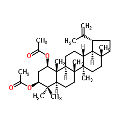 3-表算盘子二醇二乙酸酯 结构式